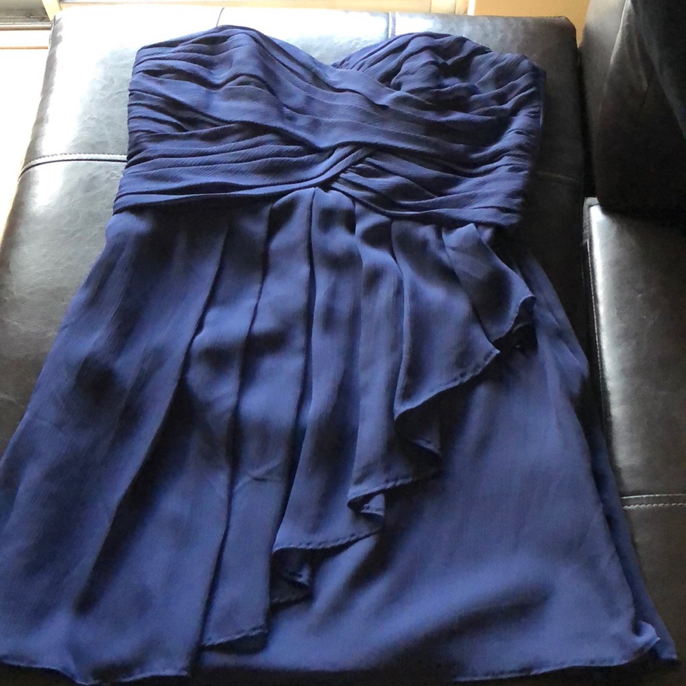 Short chiffon bridesmaids dress
